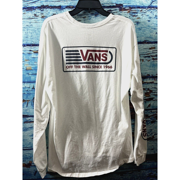 VANS The Blendline Oversized Long Sleeve in White - Picture 1 of 6